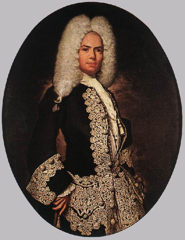 GHISLANDI, Vittore Portrait of a Gentleman sdg oil painting image